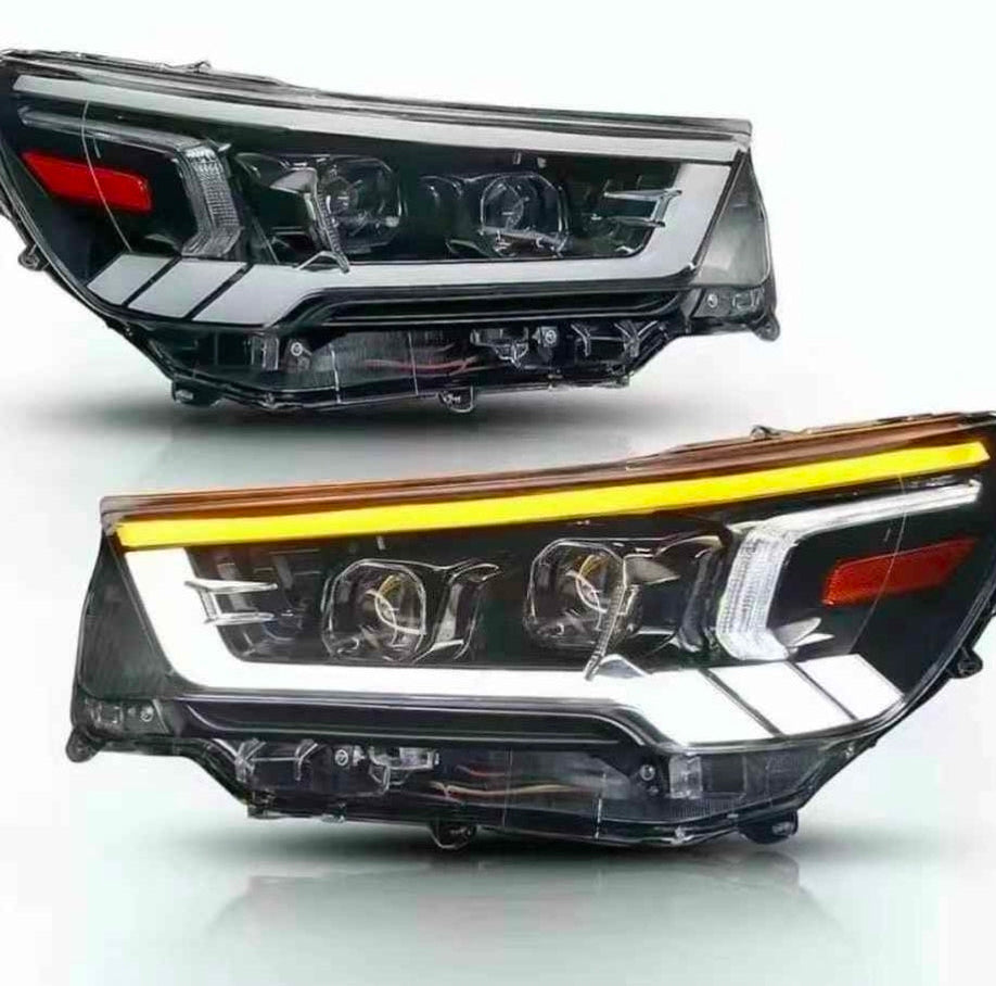 Sequential LED DRL Headlight – Suitable for Toyota Hilux N80 (2020–2022)