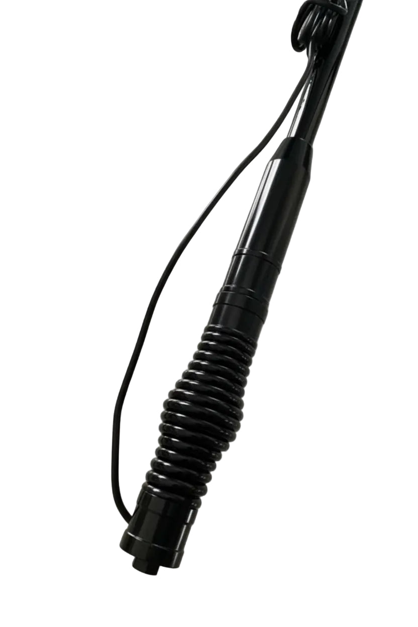 75cm UHF Antenna with Heavy Duty Spring Base – Satin Black